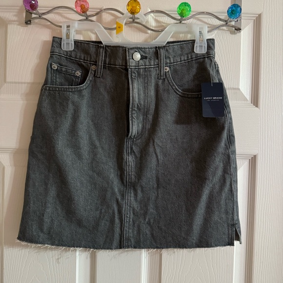 Lucky Brand Dresses & Skirts - NWT Lucky Brand grey denim mini skirt
